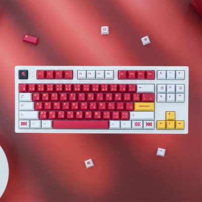 EVA Mecha-02 104+25 PBT Dye-subbed Keycaps Set Cherry Profile for MX Switches Mechanical Gaming Keyboard